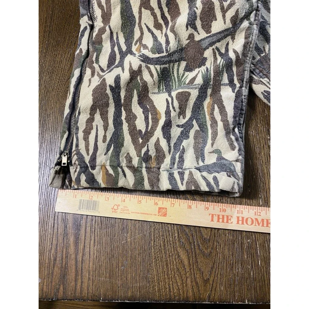 Vtg 90s Rattlers Brand Camo Coveralls Insulated Hunting Suit 3XL Long USA Made